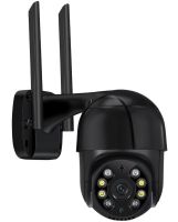 Уличная поворотная IP камера видеонаблюдения CAMERA CAM 6 N3 WIFI 360/90 2.0mp наружного наблюдения с удаленным доступом Y08 Черная