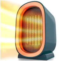 Настольный керамический обогреватель тепловентилятор Indoor Heater XH-1201 1200W, Напольный электрический тепловентилятор PTC 2 режима от сети 220В