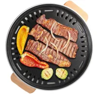 Бездымный круглый гриль с решеткой Stove NO.898 30 см для барбекю, Угольная складная круглая печь для жарки мяса, рыбы и овощей для кемпинга