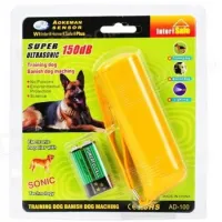 Powerful Ultrasonic Dog Repeller Super Ultrasonic AD-100, A repeller with the function of training and protection from dogs with a flashlight Super Ultrasonic
