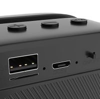 Беспроводная Bluetooth колонка SPS LX-01 с RGB подсветкой для прослушивания музыки, Аккумуляторная блютуз акустика ATARC AT-620 FM-радио AUX от USB
