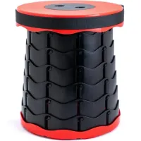 Складной туристический стул Telescopic stool 47 см раскладной телескопический табурет с ручкой, садовый пластиковый стульчик для кемпинга и пикника