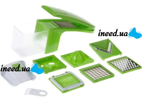 Овощерезка Kitchen Genius Китчен Джениус 10 в 1, быстрая нарезка овощей, Оригинал, original
