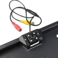 Автомобильная камера заднего вида в рамке номерного знака Car Cam Parking sensor 5429 с парктроником, Держатель рамка для номера с камерой, Авторамка