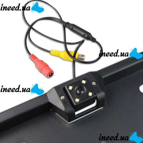 Автомобильная камера заднего вида в рамке номерного знака Car Cam Parking sensor 5429 с парктроником, Держатель рамка для номера с камерой, Авторамка