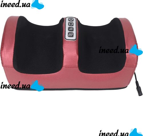 Foot Massager MP-2257 Vibrating Foot Massager, Electric Massager for Kneading feet and calves with Heating, Electric Massager Red