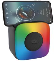 Беспроводная Bluetooth колонка SPS LX-01 с RGB подсветкой для прослушивания музыки, Аккумуляторная блютуз акустика ATARC AT-620 FM-радио AUX от USB