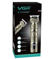 Профессиональная беспроводная машинка VGR V-962 для стрижки волос 5W, Аккумуляторный триммер бритва для окантовки бороды и усов для мужчин Золотой