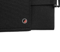 Поясная сумка бананка Mini Belt Bag ISKYBOB 7452 для документов и телефона без застежки, сумочка органайзер на пояс и ремень мужчин и женщин Черная
