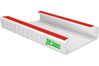 Подвесной органайзер держатель пакетов Zip Store Organizer на полку холодильника, Выдвижная полка для хранения вакуумных пакетов на дверцу Белая