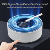 Умная бездымная пепельница Kayfovo Smokeless Ashtray Aroma 469-7 2 в 1 с функцией очистки воздуха для фильтрации пассивного курения от сигарет