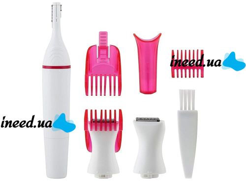 Жіночий Електричний тример Veet Sensitive Precision Expert епілятор для обличчя і тіла, електробритва зі змінними насадками Sweet Sensitive