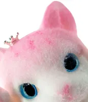 Силиконовая игрушка антистресс сквиш Большой котик Squishy Toys 20 см с ворсинками для рук, Детская мялка таба Пушистый кот для детей от 3 лет