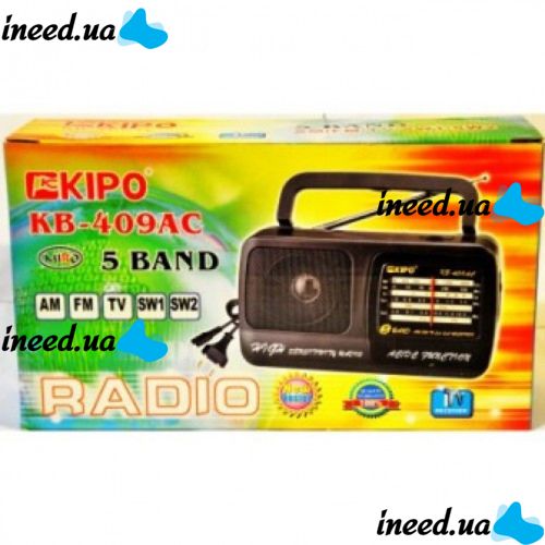 Радиоприемник FM радио Kipo KB-409AC