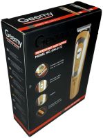Wireless Men's Hair Clipper Gemei GM-6112 Handheld Rechargeable Beard Trimmer with Replaceable Nozzles Geemy GM-6112 