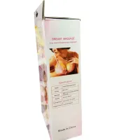 Масажер для збільшення грудей Breast Massage MS - 200 жіночий вібромасажер для відновлення пружності, акумуляторний акупунктурний прилад Рожевий