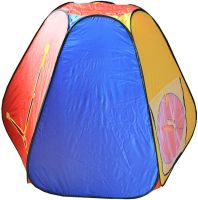 Children's play tent Pyramid Bambi M0506 with pegs with carrying bag, Folding teepee MAG-899 144x244x104 cm for children from 3 years old
