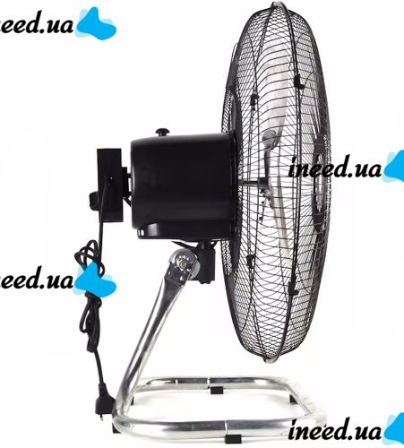 Domotec MS-1622 2 in 1 Floor Table Fan with Iron Blades 44 cm stand fan Timer 17" 60W Domotec Transformer with Height Adjustment