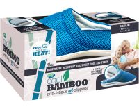Бамбуковые тапочки Cool Bamboo Anti-Fatigue Gel Slippers для снятия усталости ног 41 размер, расслабляющие гелевые тапки из пены с эффектом памяти