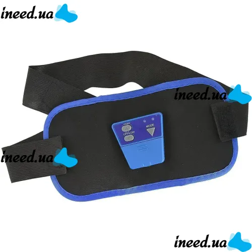 AbGymnic Muscle Stimulator Belt for Weight Loss, Abs, and Muscle Toning—a Battery-Powered Massager and Exercise Machine with a 6-Mode Muscle Stimulator for Fat Burning