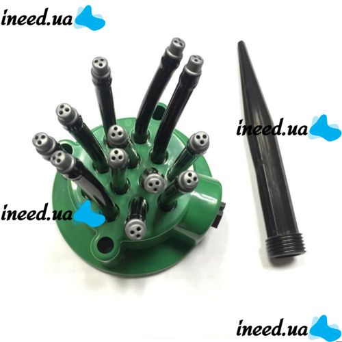 Спринклерний зрошувач насадка на шланг для поливу 12 в 1 розумна система Multifunctional Sprinkler Fresh Garden розпилювач дощуватель 360 градусів 