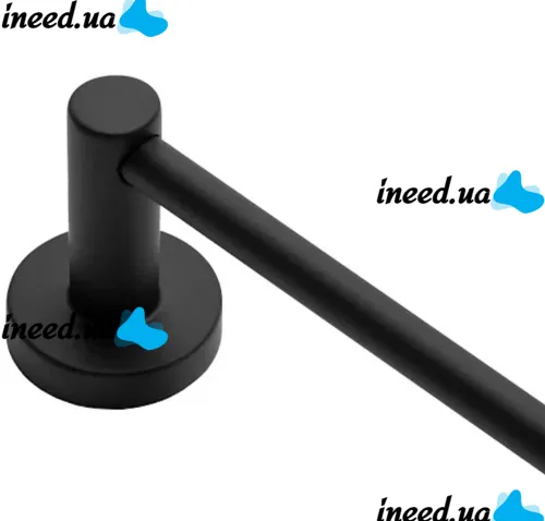Настенная одинарная вешалка держатель Towel Rack AND-78-10 для хранения и сушки полотенец и тапочек 38 см Полотенцедержатель органайзер на стену