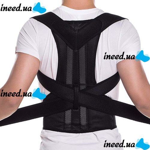 Фиксирующий корректор правильной осанки Back Pain Need Help Грудопоясничный корсет для выравнивания спины и плеч, бандаж, жилет пояс для позвоночника