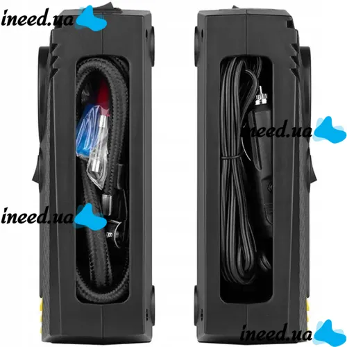 Автомобильный проводной компрессор Tracer RES-02ML 12V 150PSI для подкачки шин с фонариком от прикуривателя, Автокомпрессор насос CZK-3634 для машины