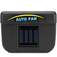 Автомобильный оконный вентилятор Solar Auto Fan на солнечной батарее с резиновой трубкой для крепления на боковое стекло, система охлаждения машины