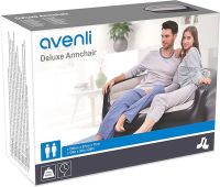 Inflatable Double Sofa Armchair Avenli 98139 Inflatable Sofa up to 200 kg for Relaxation, Flocked Ottoman Bed XL-1134 138x87x71 cm for Home