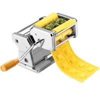 Настольная равиольница Ravioli Maker Rainberg RB-911 Ручная лапшерезка машинка с насадками для приготовления равиоли, лапши, пасты и для раскатки теста 20x21 см