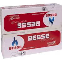 Table gas taganok Besse F-1 with 3 burners, Glass three-burner gas stove with piezo ignition, Gas Hob Black