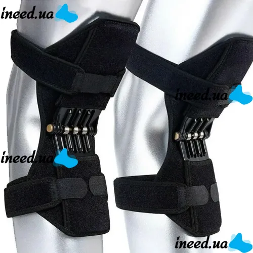 Коленные стабилизаторы Powerknee Nasus Sports усилитель бандаж, фиксатор коленного сустава, универсальный комплект для поддержки и усиления на колени