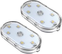 Беспроводной LED светильник для салона автомобиля 827-1 миниатюрный светодиодный сенсорный датчик на липучке, самоклеящейся потолочный фонарь в авто