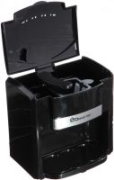 Domotec MS-0708 two-cup drip coffee maker with 2 ceramic cups, home electric tea and coffee maker 0.3L 500W Black