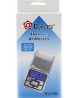 Карманные ювелирные электронные 0,01 - 100 гр Domotec MS-1728C с LCD-дисплеем, портативные компактные цифровые весы с подсветкой 100гр