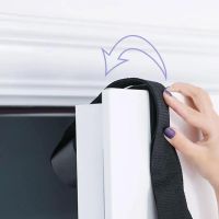 Подвесной гамак для йоги и фитнеса Air Yoga rope Синий, Резинки для аэройоги, пилатеса и тренировки мышц с креплением в дверной проём