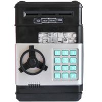 Children's electronic piggy bank safe Mony Safe, bill acceptor, ATM, with combination lock for paper bills, coins with Piggy Number Bank batteries