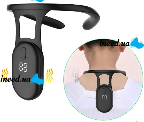 Умный корректор осанки Posture Device S910 с вибро напоминанием USB Корсет от сутулости с датчиком неправильного положения спины с вибрацией