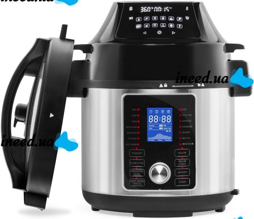 Multi-cooker pressure cooker Domotec MS-7728 29 in 1 by 5.6L electric deep fryer 1500W multi-cooker with heating, touch screen and timer MS7728