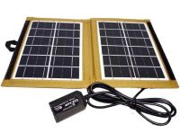 Складная солнечная панель батарея Solar Panel CCLamp CL-670 7W с USB выходом для зарядки телефона, Портативная зарядная станция трансформер от солнца
