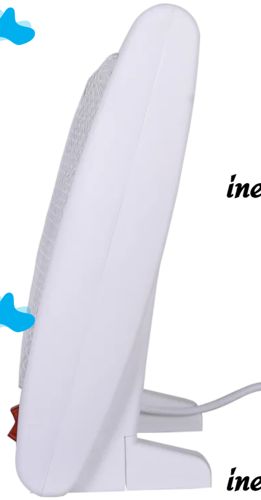 Кварцевый инфракрасный обогреватель Esperanza QH-800A 800W Белый напольный электрообогреватель 2 режима, настольный электрический