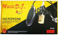 Профессиональный студийный микрофон с фильтром Music D.J. M-800U, Направленный конденсаторный микрофон для пк NW-800U со стойкой и ветрозащитой