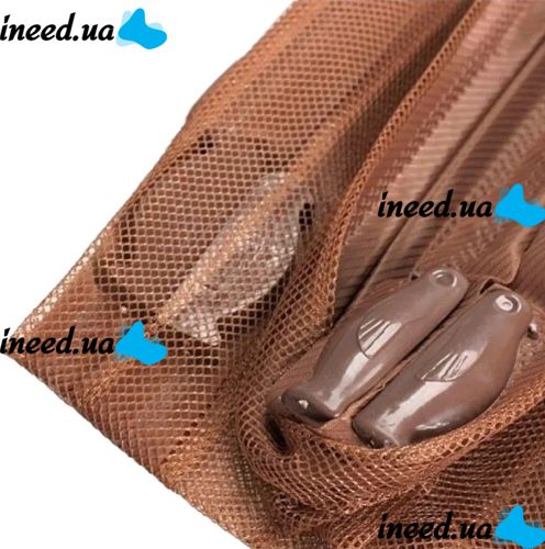 Антимоскитная сетка на магнитах Magic Mesh Brown 90Х210 см раздвижная магнитная москитная штора от насекомых и мух на дверь Коричневая Меджик Меш