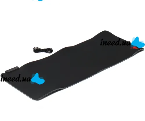 Ігровий комп'ютерний килимок для мишки Jedel MP-02 30х80 см ігрова поверхня c RGB підсвічуванням для комп'ютерної миші ПК і ноутбука від USB XL-1747