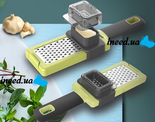 Ручная терка для чеснока Functional Kitchen Gardget, Ручной кухонный измельчитель, чесночница, измельчитель-терка, давилка, прес, сыра шоколада