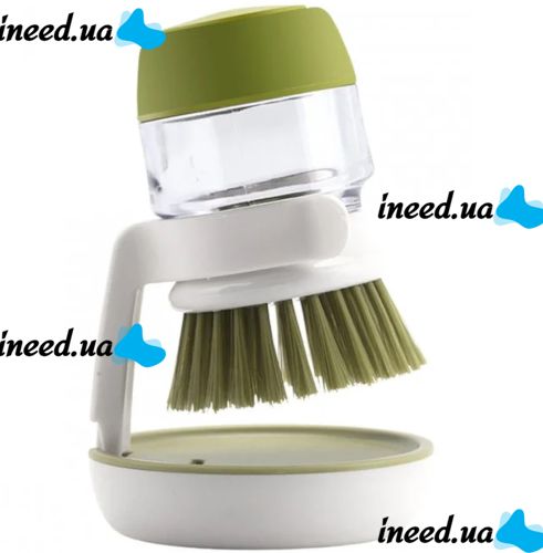 Dishwashing Brush with Dispenser and Detergent Tank Joseph Joseph Palm Scrub 85005