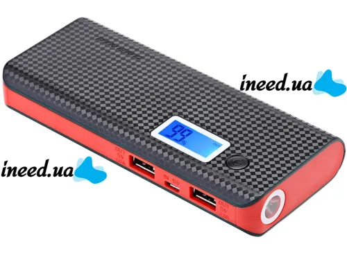 Портативное зарядное устройство PINENG PN-968 Power Bank 10000 mahс LCD дисплеем