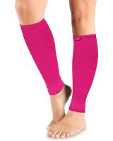 Поддерживающие компрессионные гетры Copper Fit Calf Compression Sleeves, Облегающие гольфы с фиксацией икр, Бандаж для поддержки голени Розовые