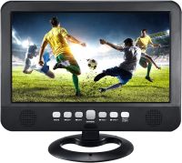 Автомобильный портативный телевизор Opera TV OP-1002 13,8" дюймов T2 от сети и от прикуривателя, Экран Опера с аккумулятором USB SD в автомобиль